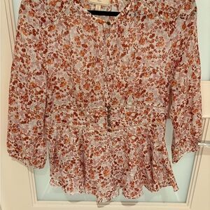 NWOT Gorgeous Moulinette Soeurs Floral Blouse